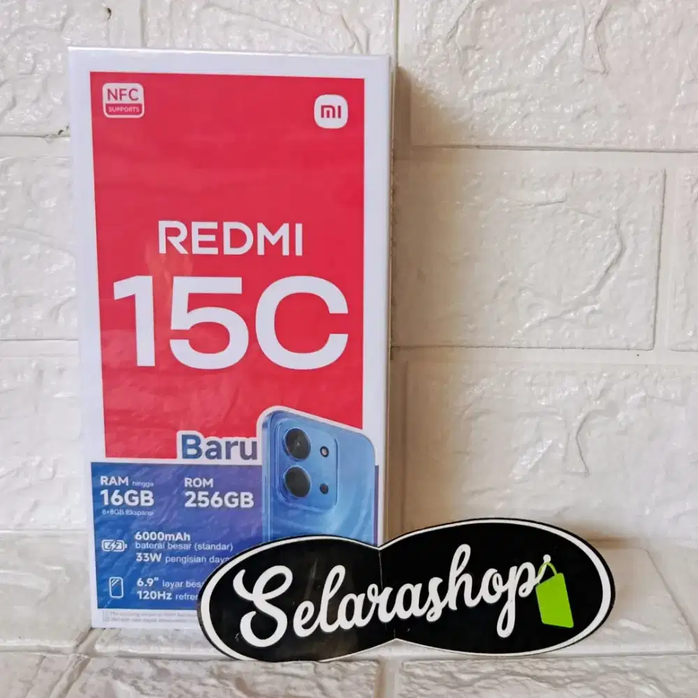 REDMI 15C 8/256 BARU GARANSI RESMI
