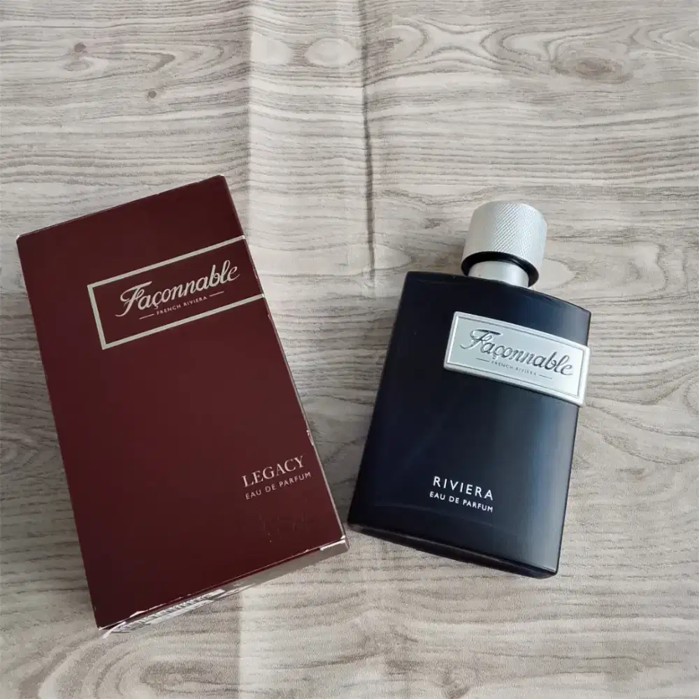 Botol Parfum Kosong + Dus Faconnable Riviera 90ml