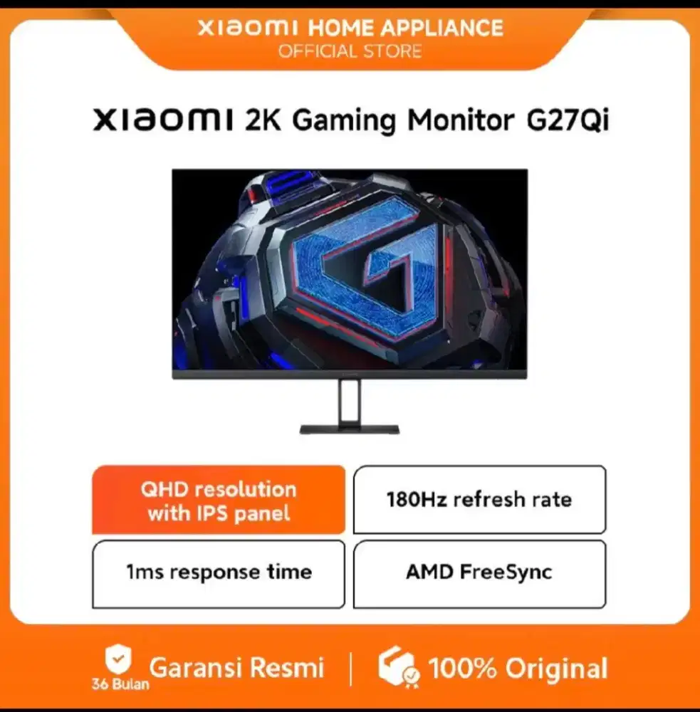 Monitor Xiaomi G27QI 2K Monitor 1440p