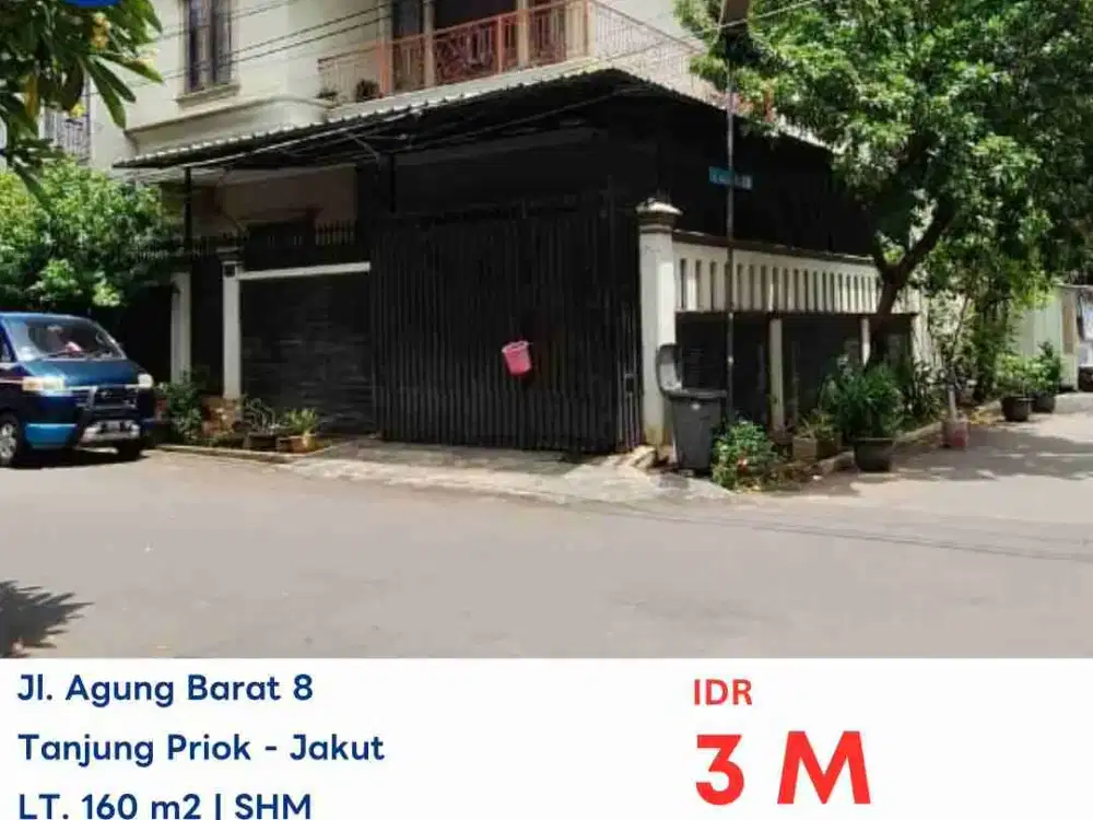 LELANG RUMAH DI AGUNG BARAT 8 SUNTER AGUNG TANJUNG PRIOK JAKARTA UTARA