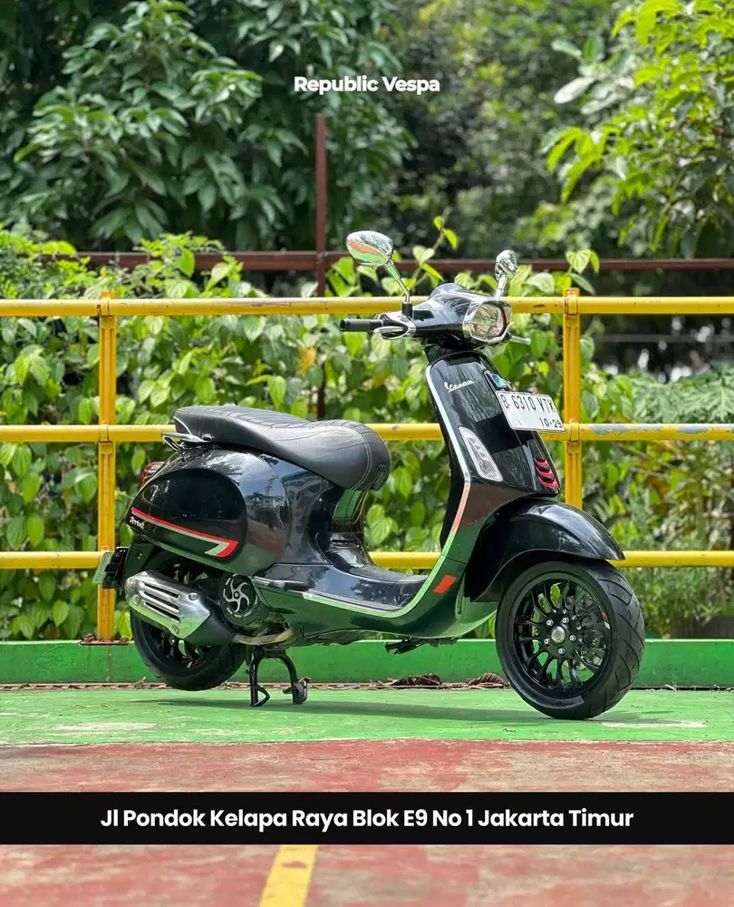 PIAGGIO VESPA SPRINT S150 IGET ABS TH 2019 Warna Hitam Perfect Conditi