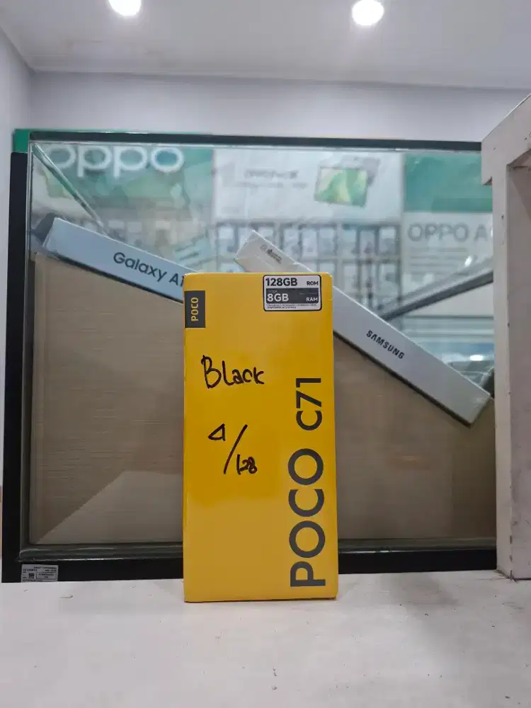 POCO C71 4/128 NEW MURAH GARANSI RESMI