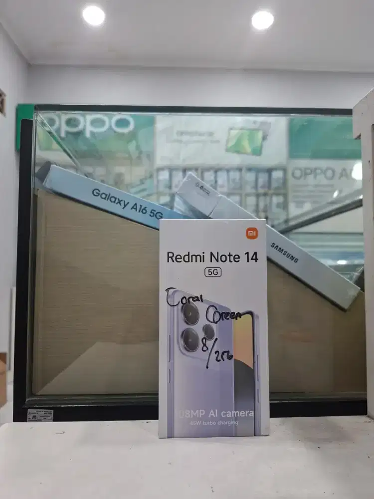 REDMI NOTE 14 5G 8/256 NEW MURAH GARANSI RESMI