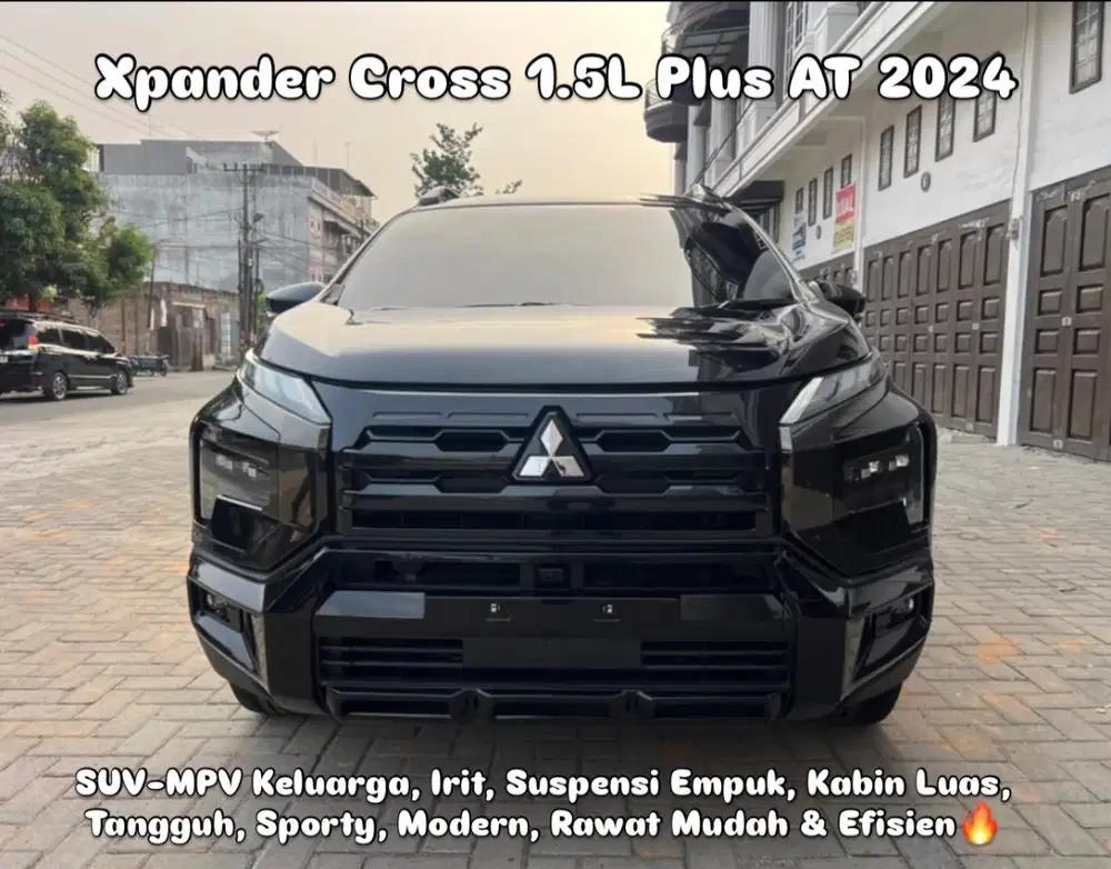 (TDP 31 JUTA!) Mitsubishi Xpander Cross 1.5L Plus Automatic Hitam 2024