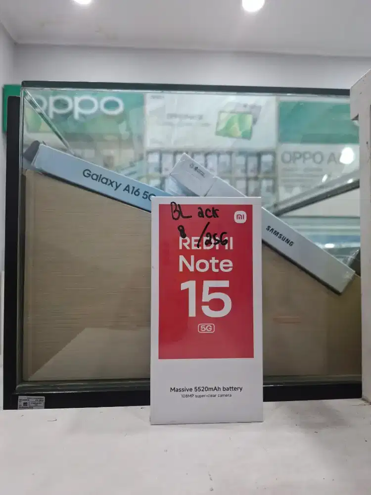 REDMI NOTE 15 5G 8/256 NEW MURAH GARANSI RESMI