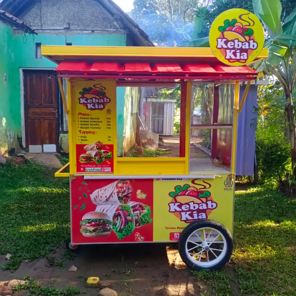 Gerobak jualan kebab