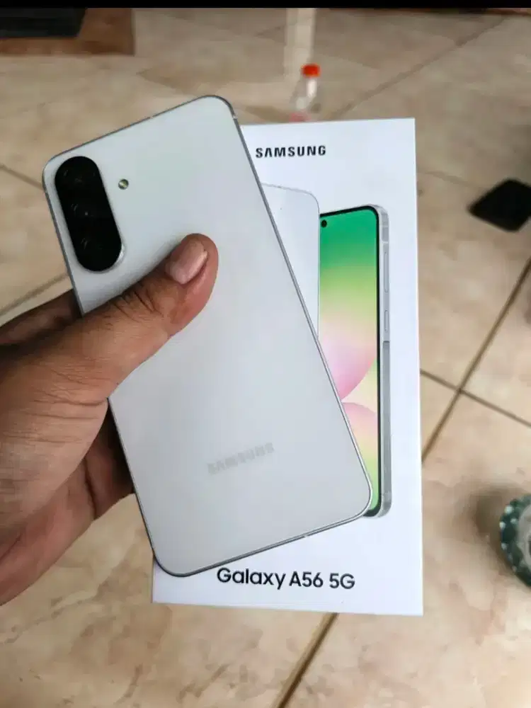 Jual samsung A56 8/256 warna Silver
