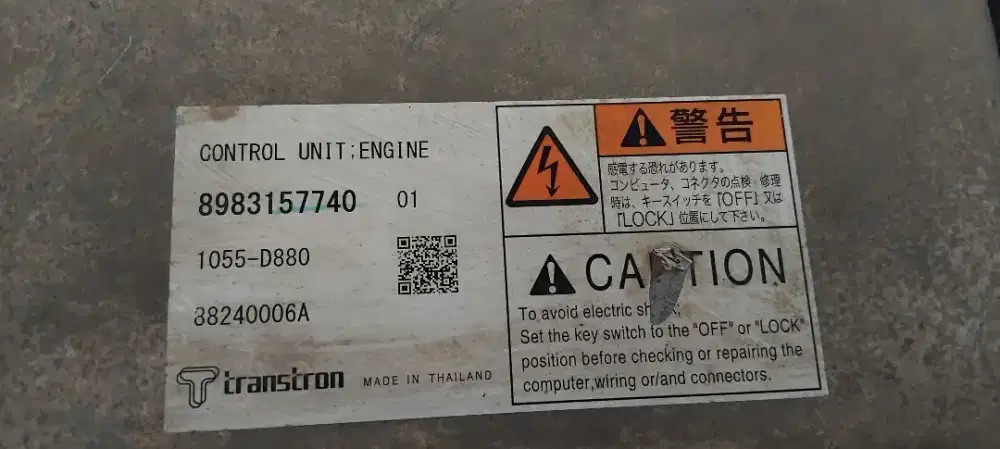 Ecu izuzu fvz 285 ori copotan