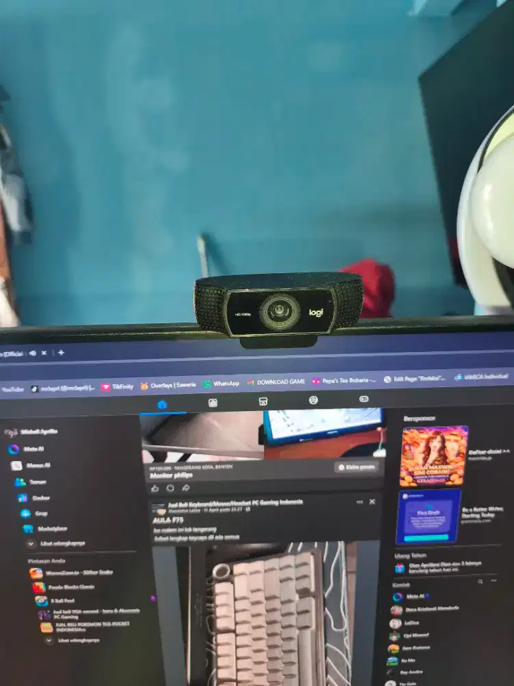 webcam live streaming logitech c922 pro stream