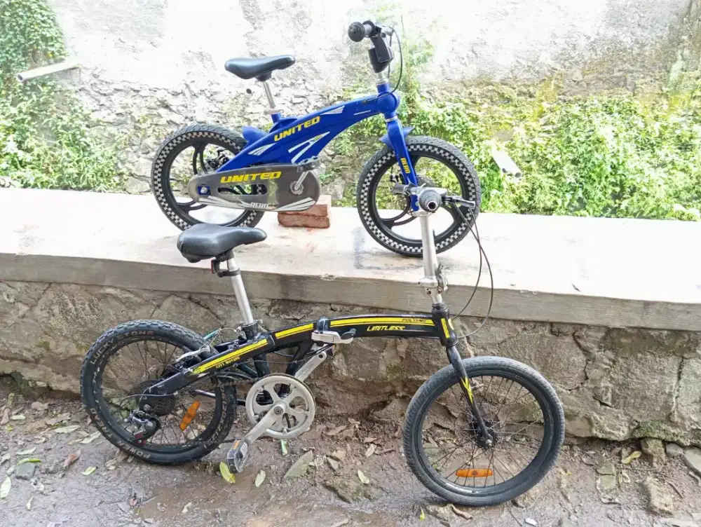 Sepeda lipat Folding Limitless Alloy uk20