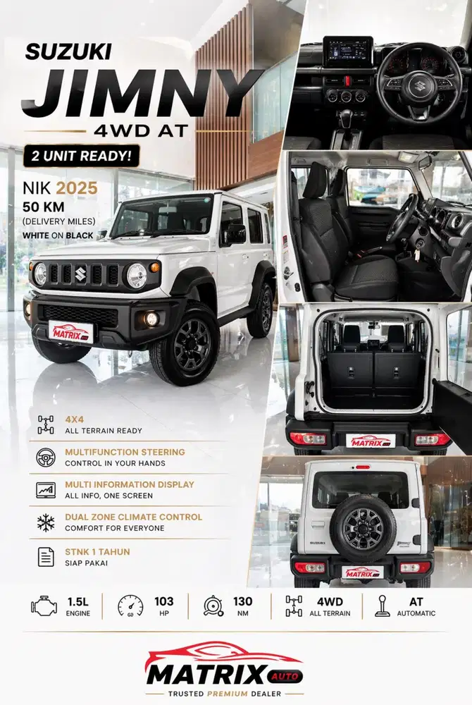 Suzuki jimny 3 DOOR 4x4 ! JIMNY 4WD ! Suzuki jimny 2025! JIMNY 3 DOOR!