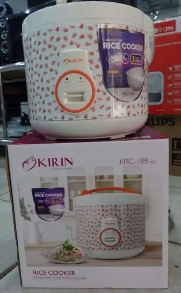 Rice Cooker Kirin KRC-188 (3in1) – Magic Com Serbaguna Motif Lucu,