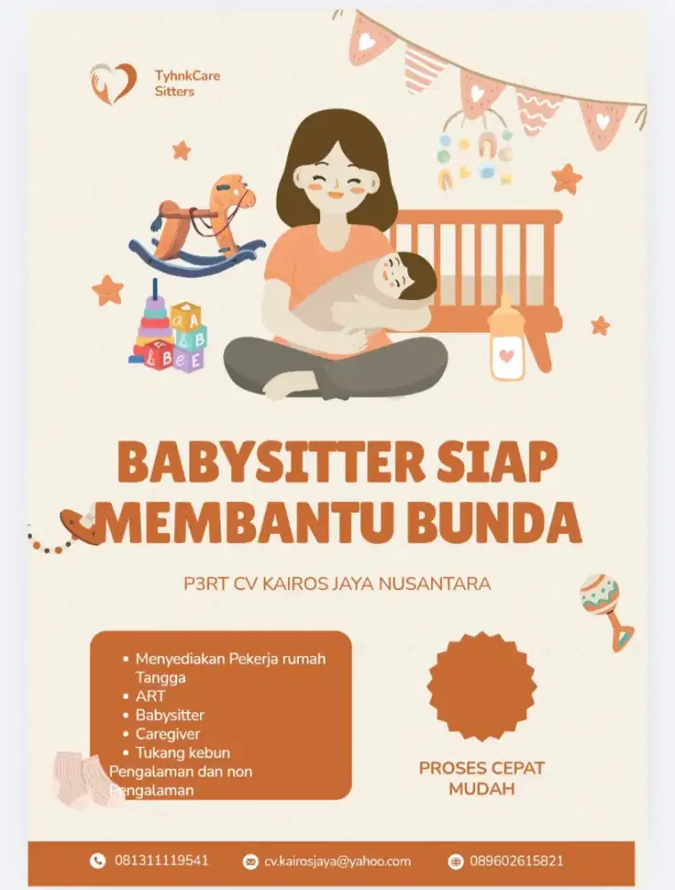Penyalur Resmi Babysitter & Asisten rumah tangga