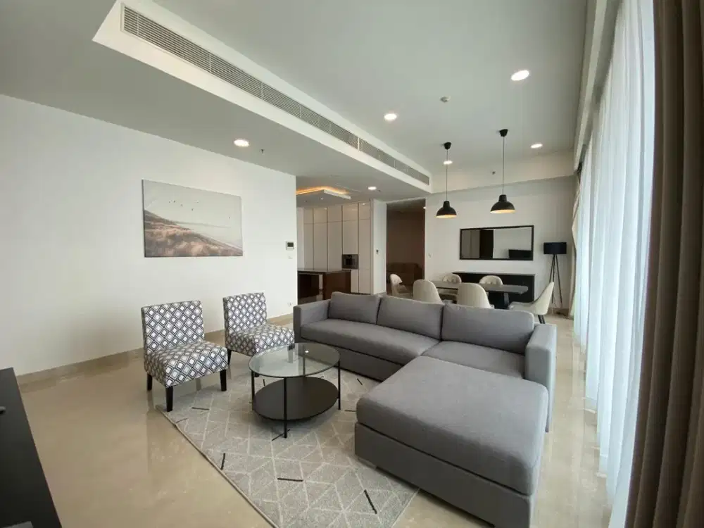 Disewakan Apartemen Anandamaya 3 Br Luas 268 M2 Strategis Unit, Karet Jakarta Selatan