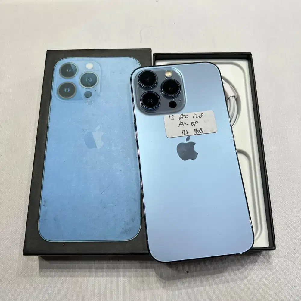 iphone 13 pro 128 inter all oprator fullset fungsinal normal part ori