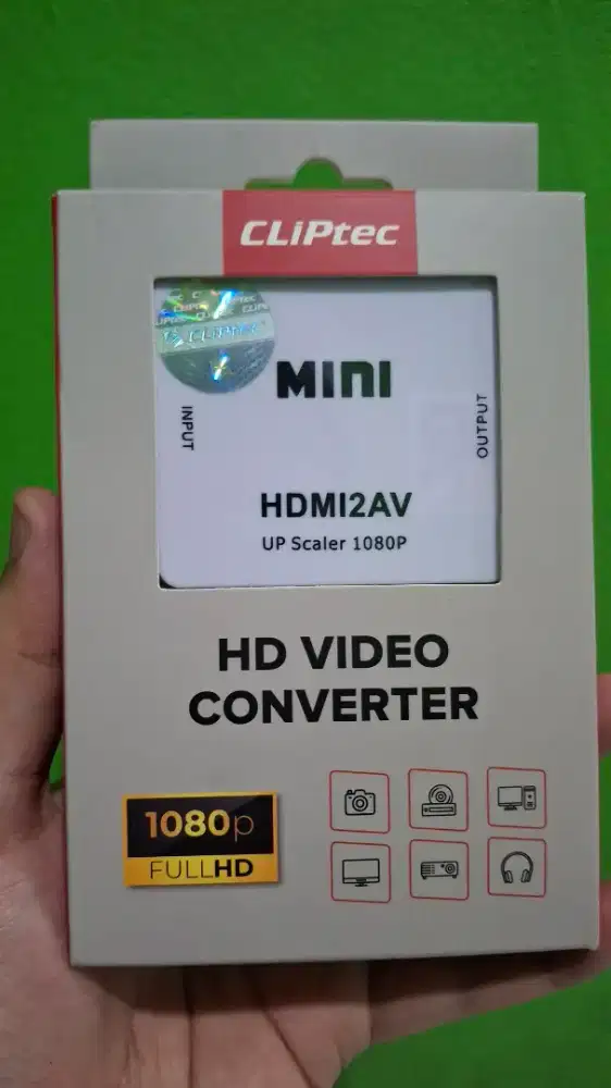 Converter Mini Adapter Hdmi to AV RCA 1080P HD Video

CLIPtec