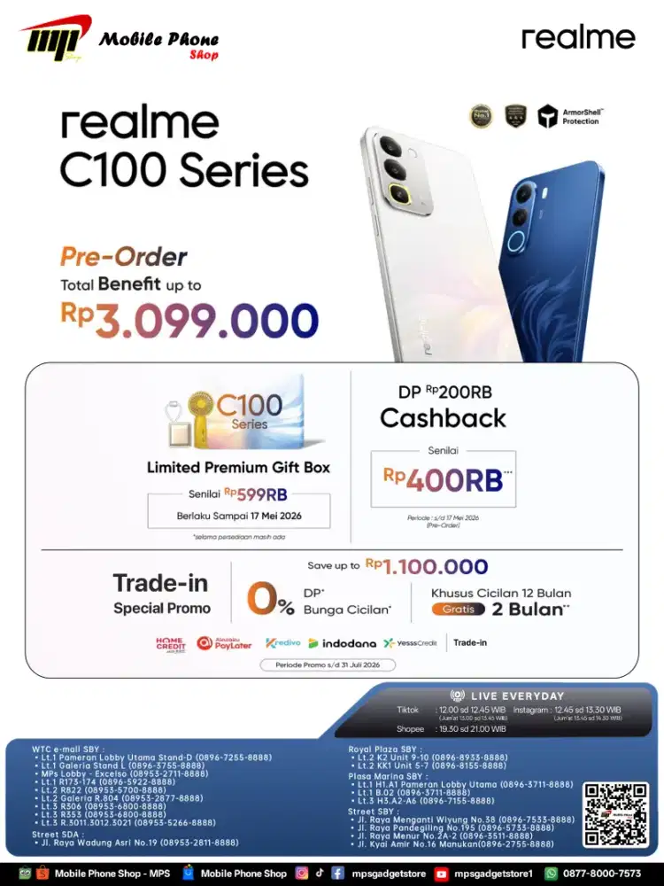 PRE ORDER REALME C100 SERIES