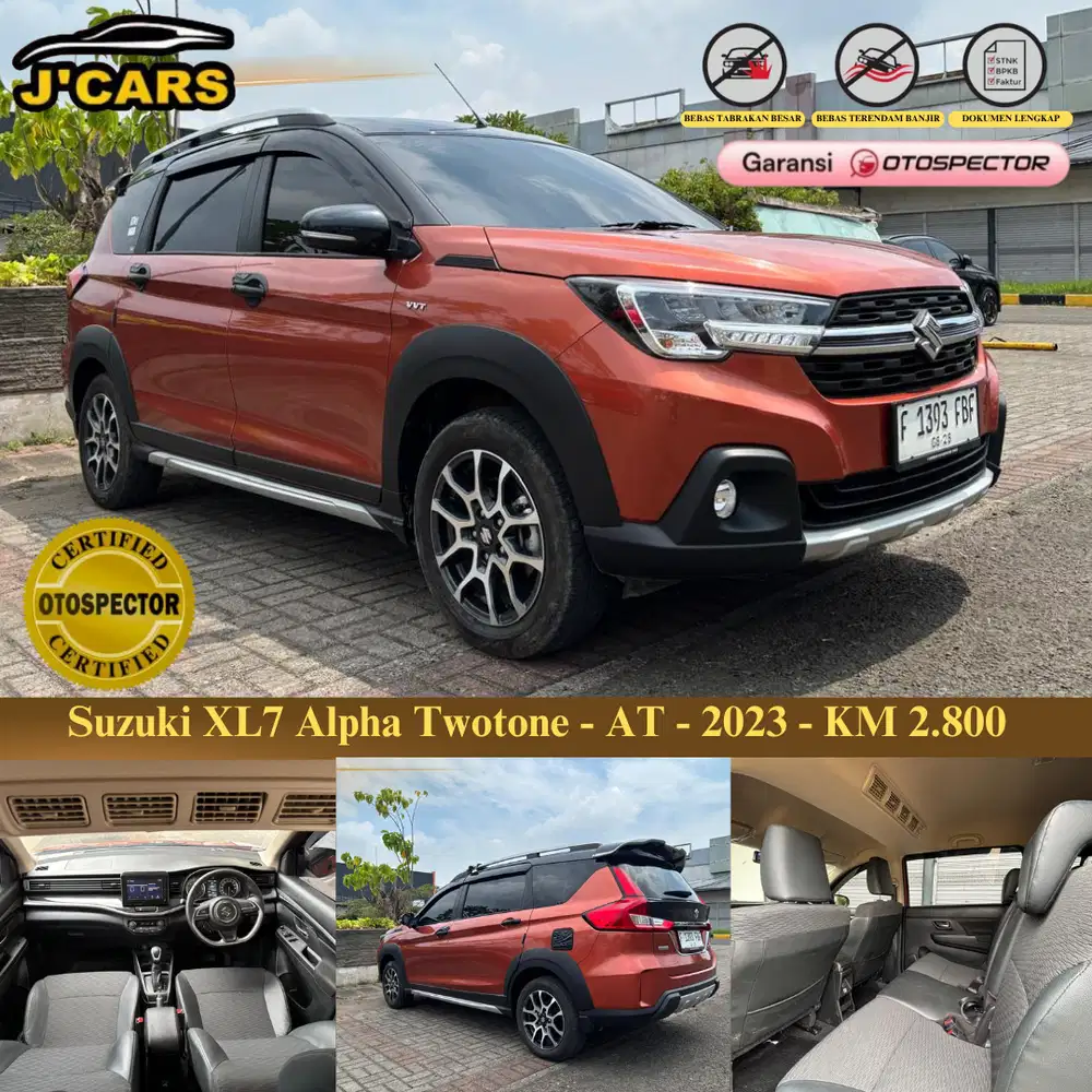 Suzuki XL7 Alpha Twotone AT 2023 (LowKM)