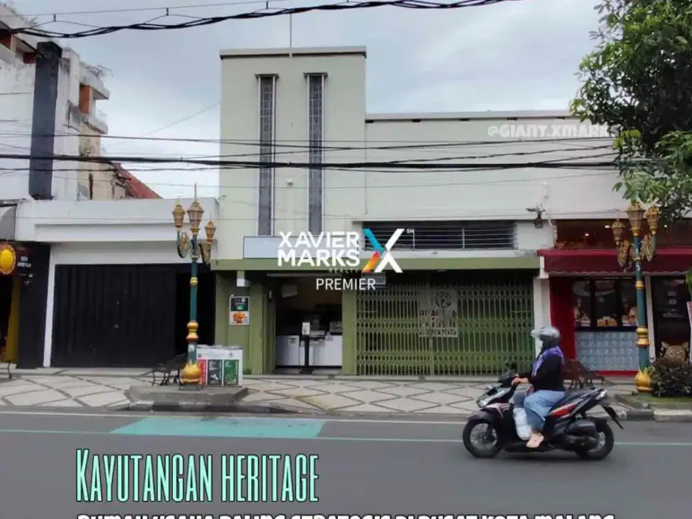 Rumah Usaha strategis di Kayutangan Heritage Malang