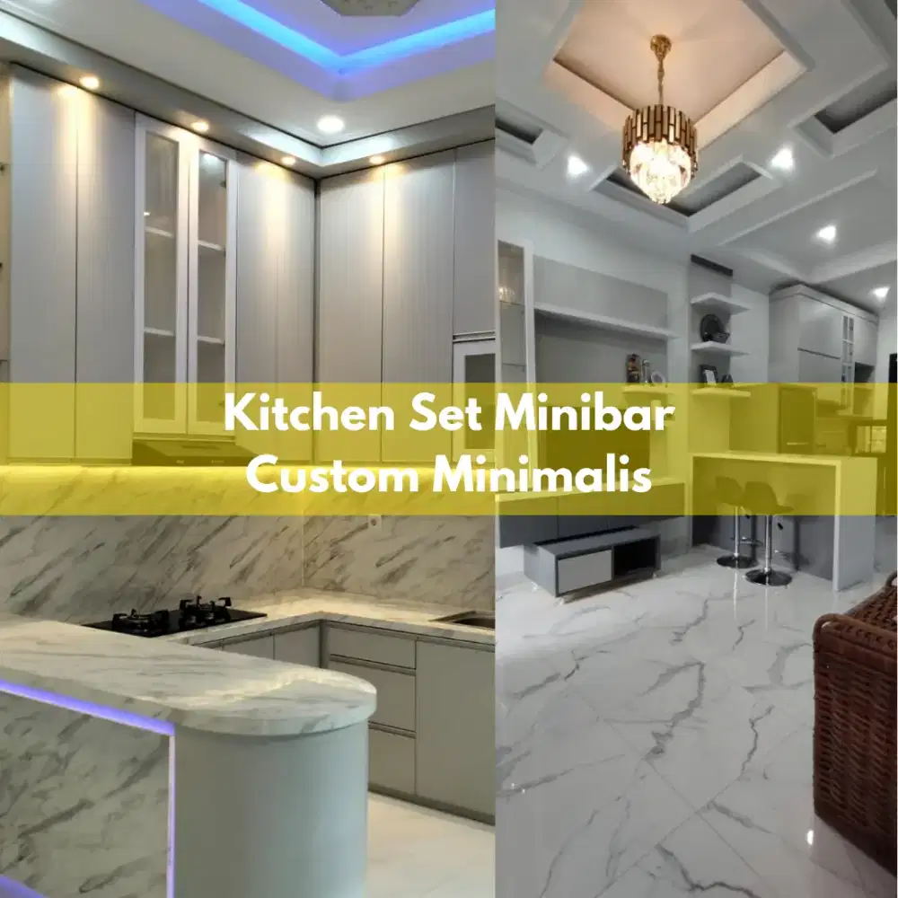 Kitchen Set Minibar Custom Minimalis