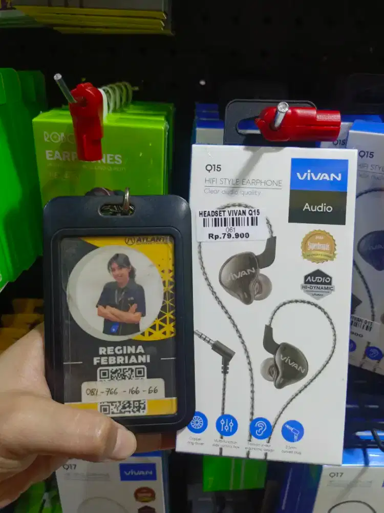HEADSET VIVAN Q15 | ATLANTIS DAHSYAT