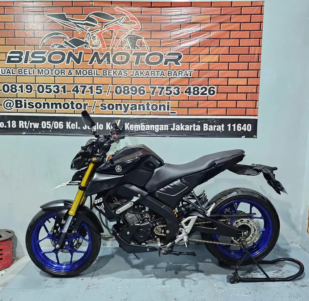 ISTIMEWA ! YAMAHA MT15 MT 15 VVA USD TAHUN 2019 HITAM GLOSSY