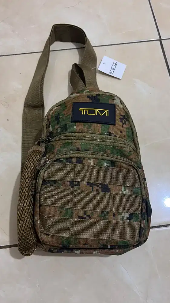 TAS PRIA MODEL CAMO BRAND BACA SENDIRI PREMIUM