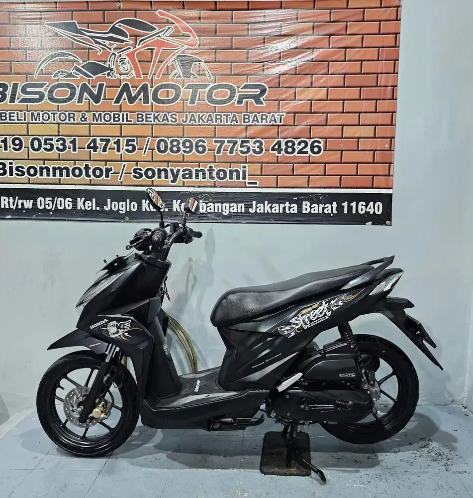 ISTIMEWA ! HONDA BEAT STREET CBS ESP LED 110 TAHUN 2022 HITAM DOFF