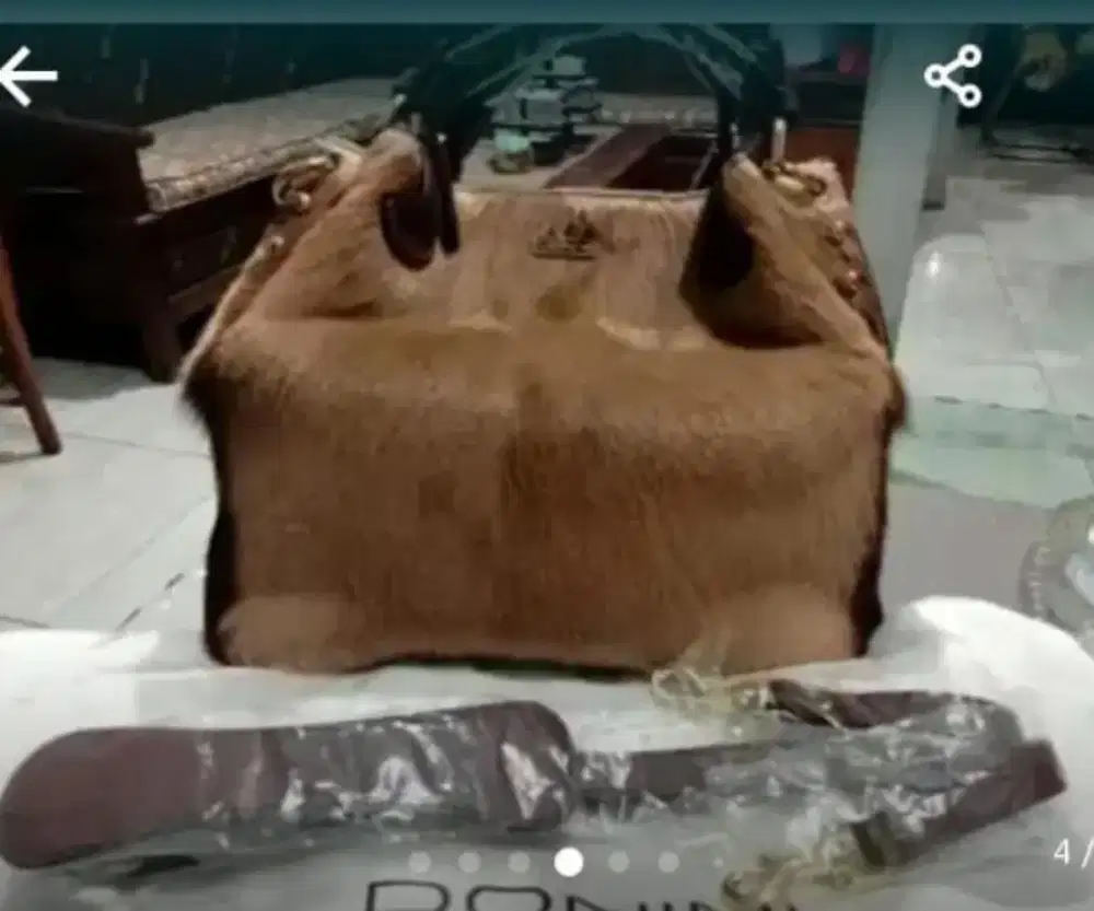 Tas DONINI Original Kulit Rusa Kombinasi Kulit Sapi, TURUN HARGA