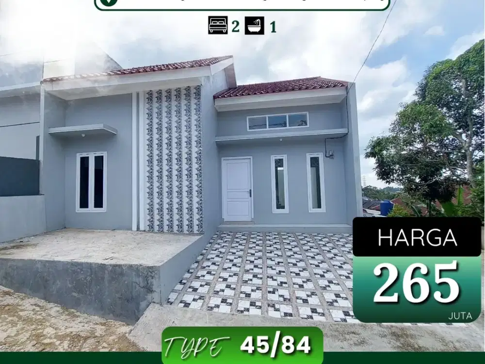 Rumah Bebas DP AL KHAAFIDH Residen deket Taman Wisata LENGKUNG LANGIT