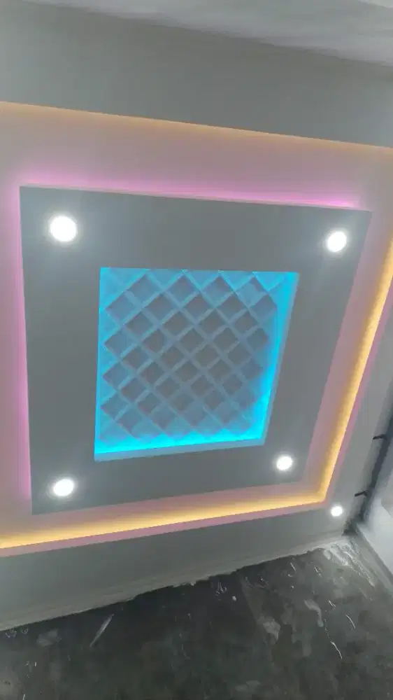 Plafon gipsum minimalis