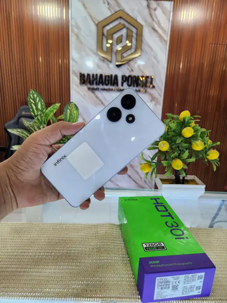 Infinix Hot 30i Ram 8+8Gb/ 128Gb Fullset Original 100% Bergaransi