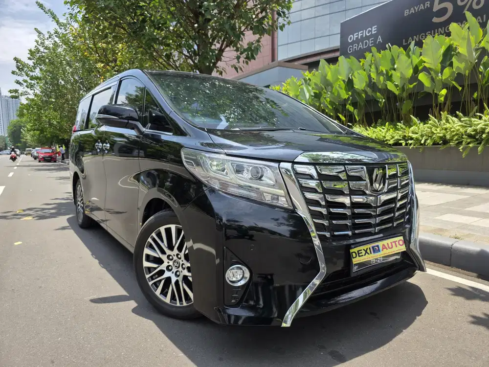 (KM45000)TOYOTA ALPHARD G ATPM 2017 NIK 2016 ISTIMEWA KM RENDAH