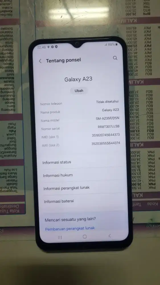 Samsung A23 4G 6/128 batangan
