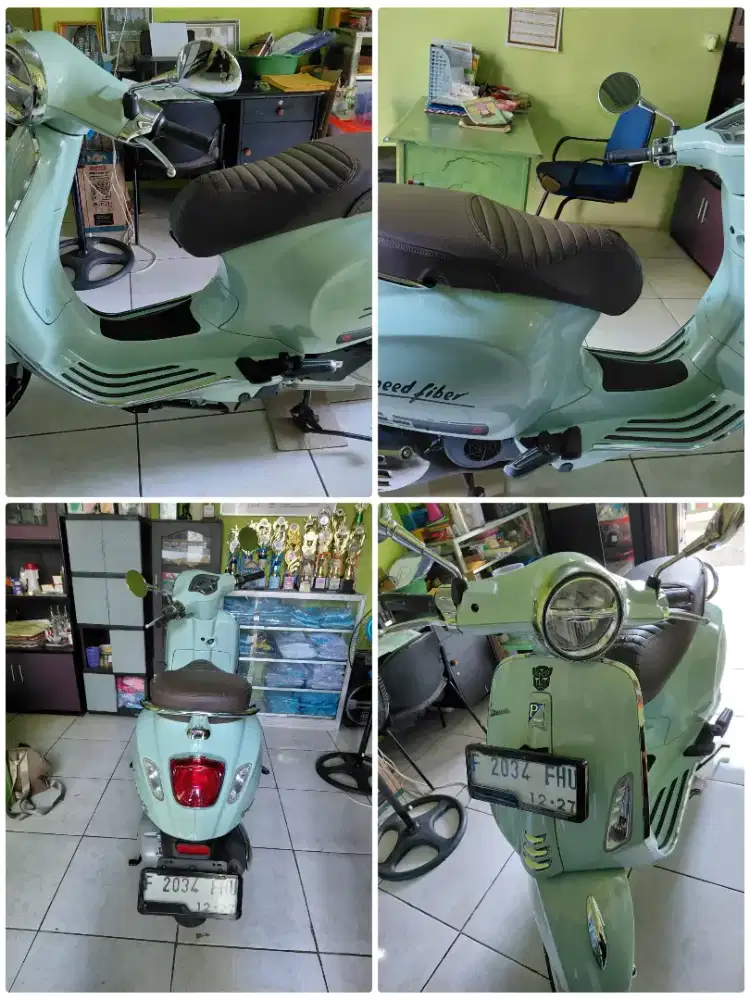 dijual vespa wrna hijau