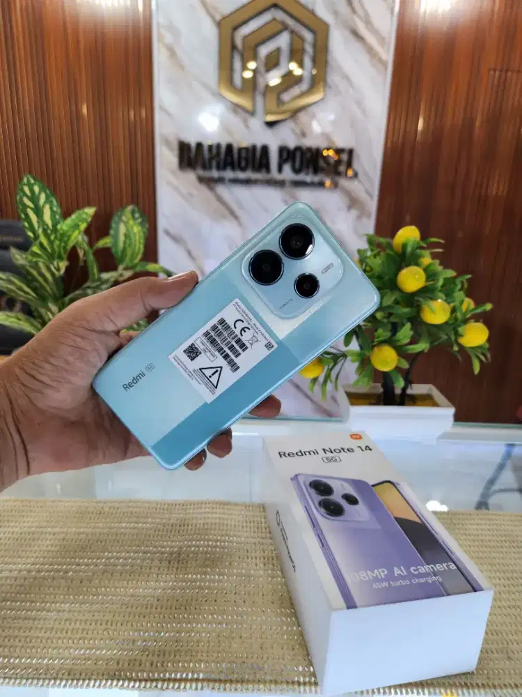 Redmi Note 14 5G Ram 8+8Gb/ 258Gb Pemakaian 2 Minggu Super Like New