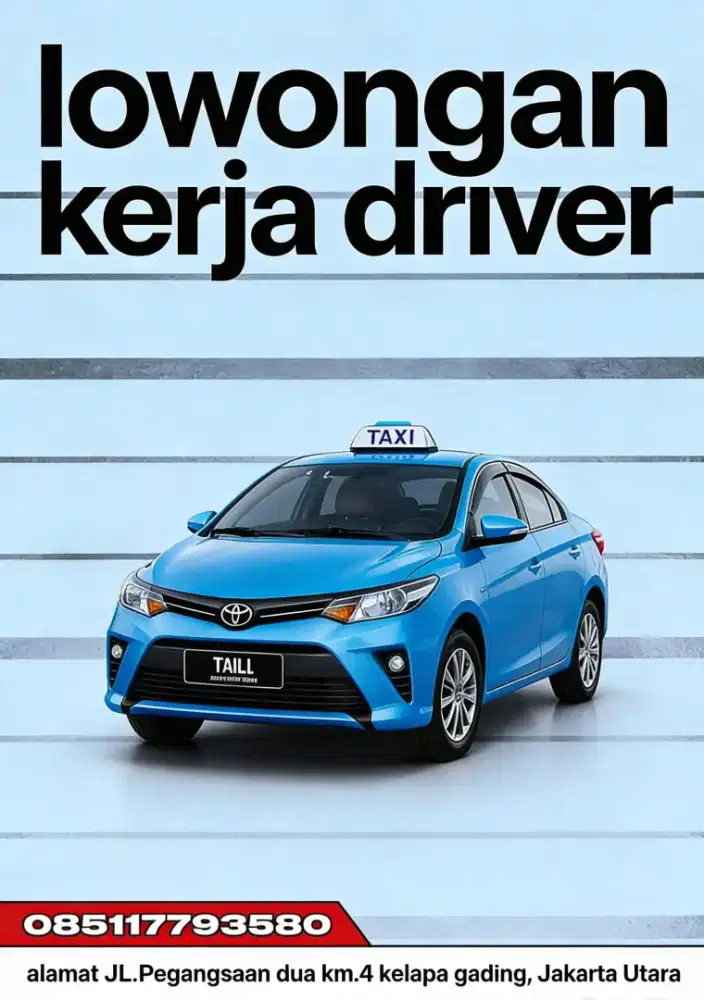 Dicari Supir Taxi, Tanpa Ribet, Bisa Langsung Kerja!