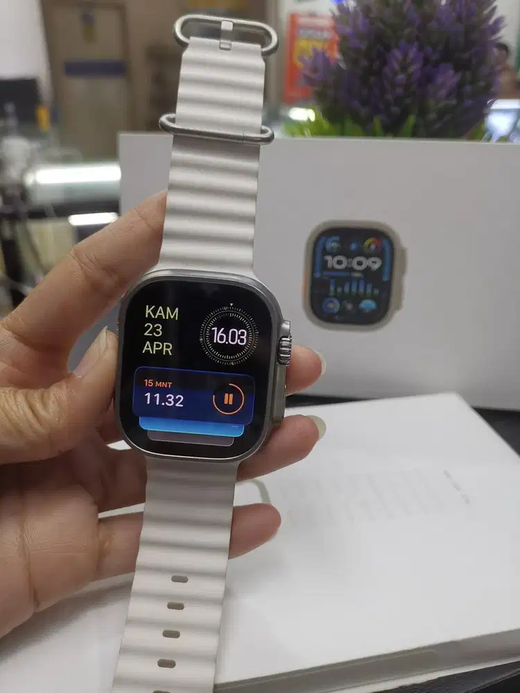 Apple watch ultra 2 49mm ex inter bh 99% fullset mulus bisa tuker tmbh