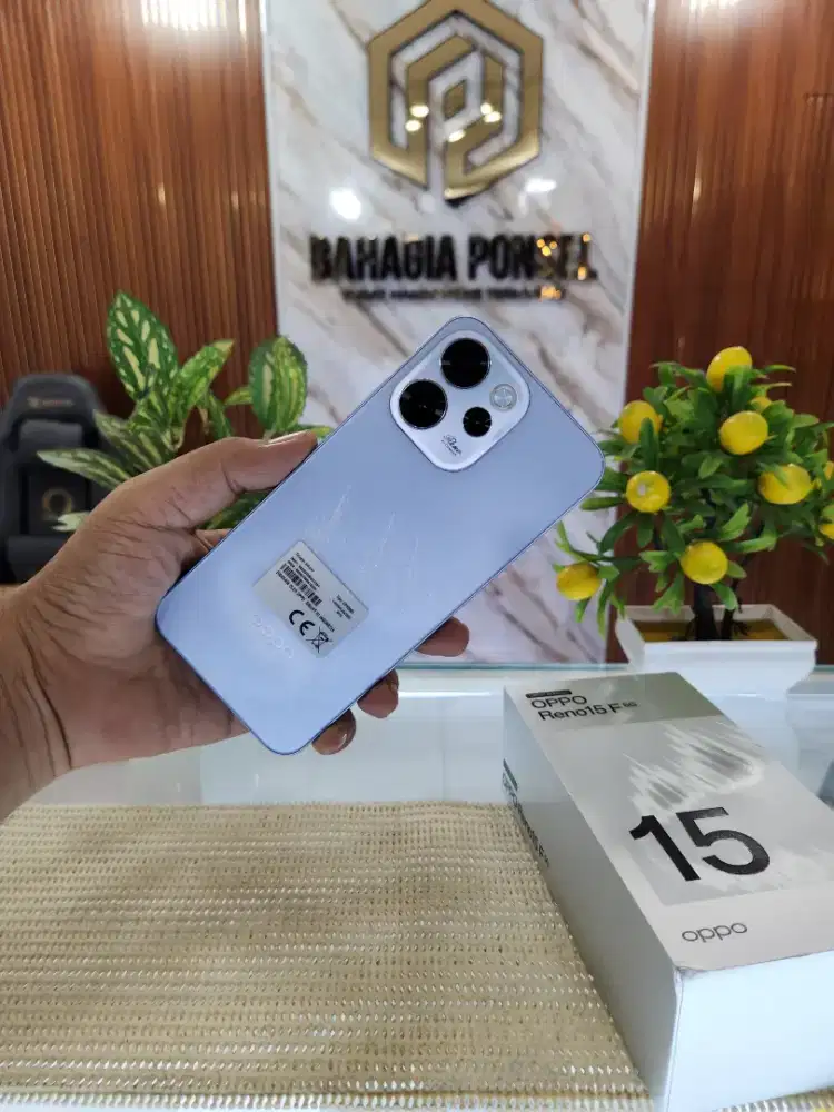 Oppo Reno 15F 5G Ram 12+12Gb/ 256Gb Pemakaian 1 Minggu Super Like New