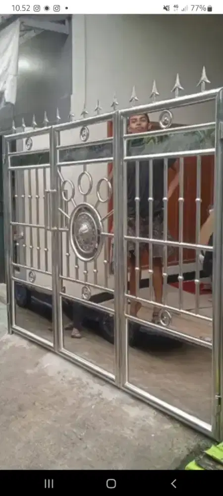 Relling tangga dan balkon stenlis asli