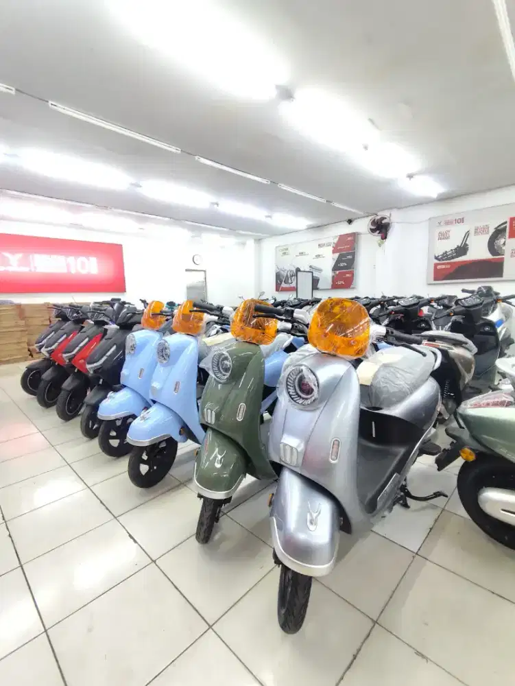 SEPEDA LISTRIK UWINFLY & MOTOR LISTRIK BERGARANSI RESMI 10TAHUN