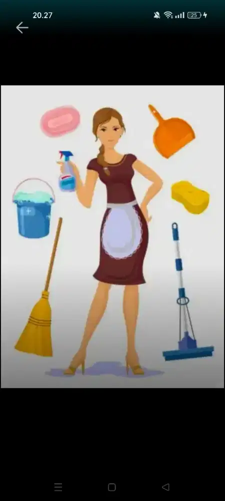 jasa bersih2 dan sebagainya