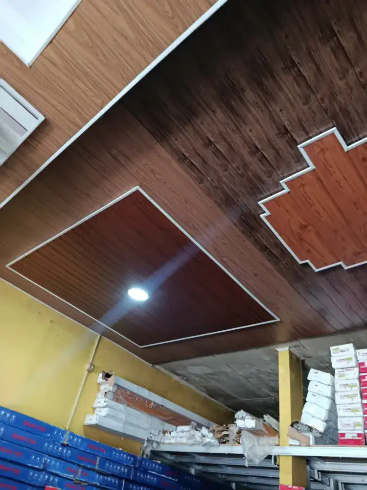 PLAFON PVC MENERIMA ANTAR BAHAN & TERPASANG