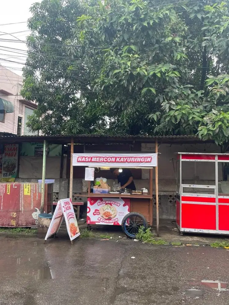 Gerobak angkringan bekas