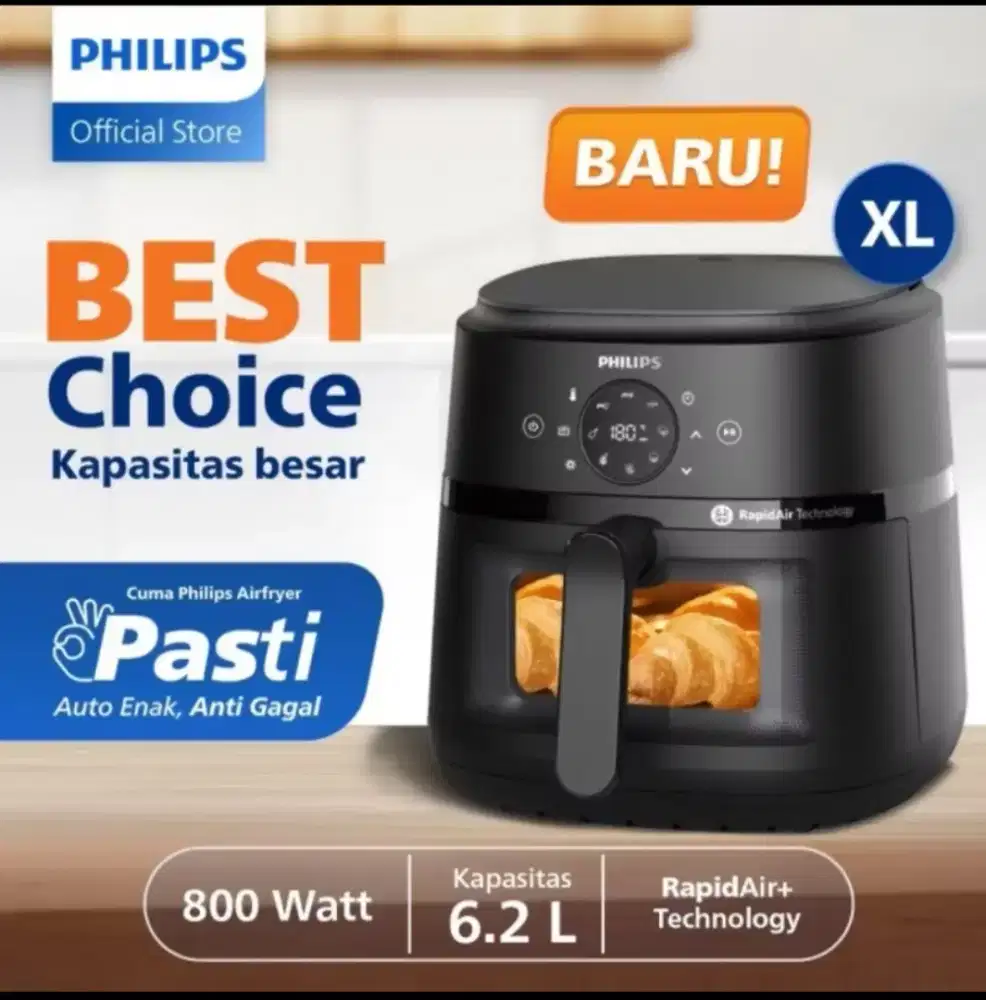 Dijual Airfryer Philips NEW belum buka segel 6,2 Liter