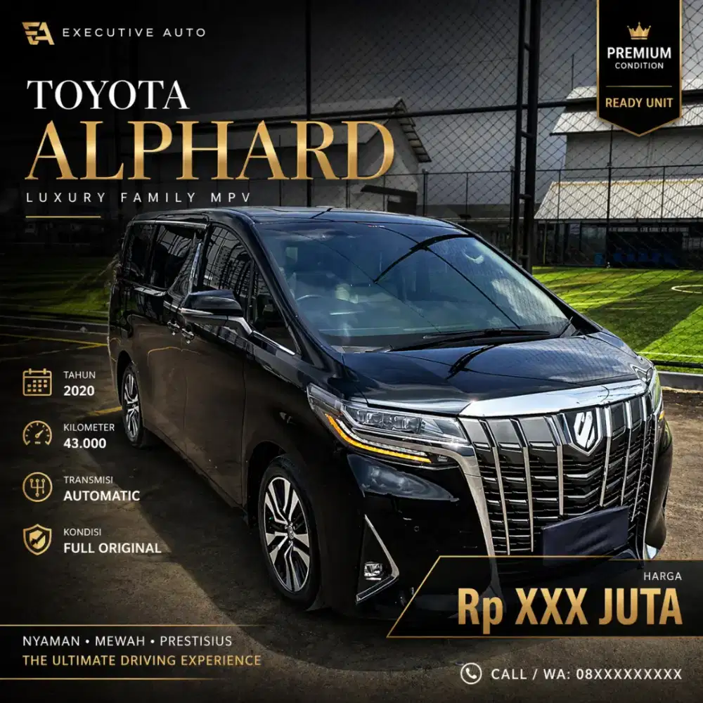 [KM58K RECORD] TOYOTA ALPHARD G 2.5 ATPM 2019 / 2020
