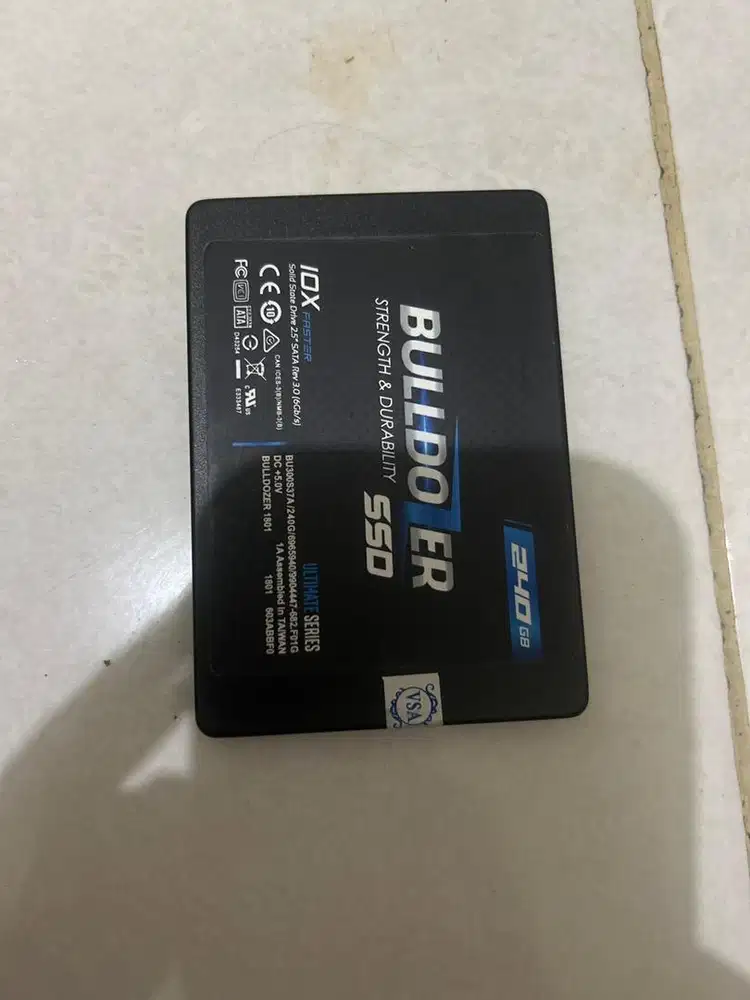 SSD SATA 256 GB BULDOZER