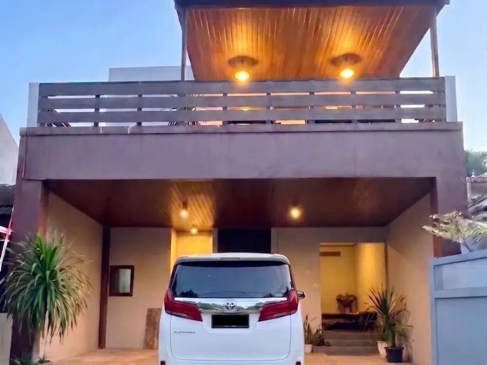 BU- TURUN HARGA, Rumah 2 Lt, SHM, LT180M2, 2M-an, Blok F Cinere Estate, Dekat ke Mall dan RS Puri Cinere