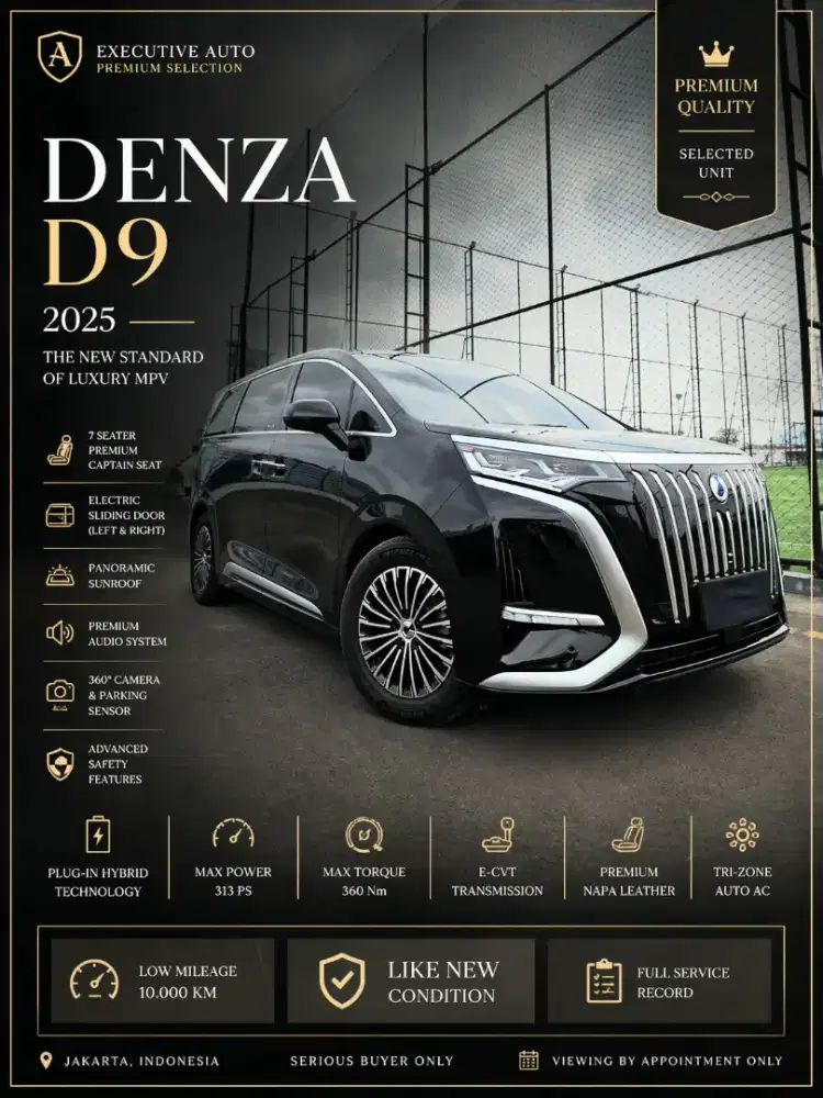 [NEDC 600KM] DENZA D9 2025