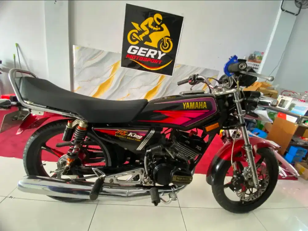 Dijual RX King 135cc Full Restorasi Hitam 1995 Blok baru FCC